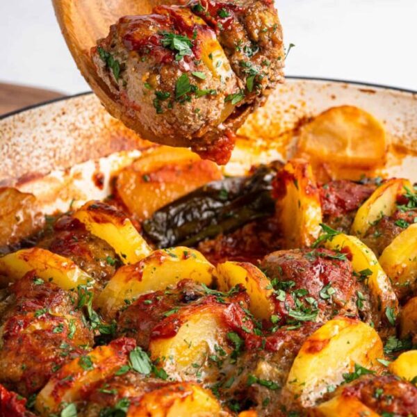 תפוחי אדמה עם קציצות