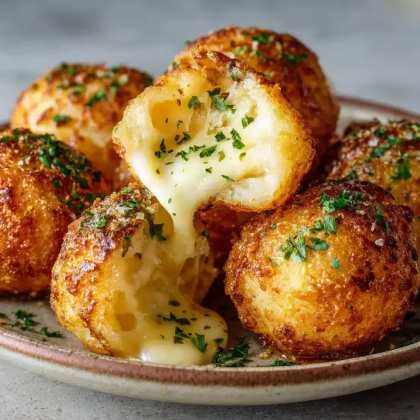 כדורי תפוחי אדמה במילוי גבינה