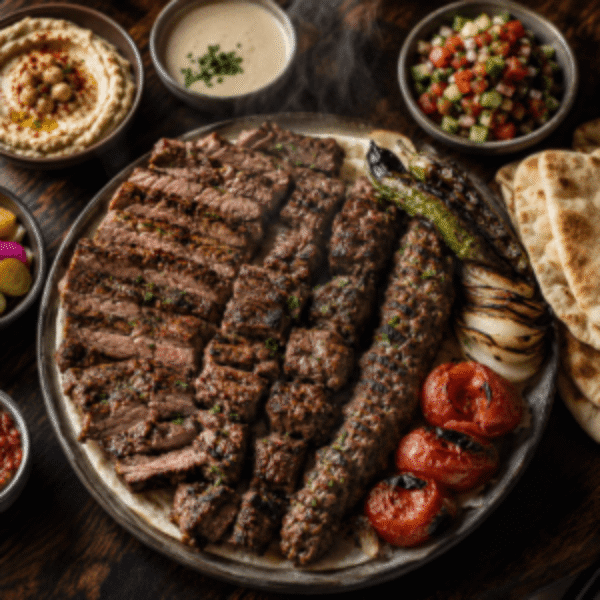 מגש עגל על האש